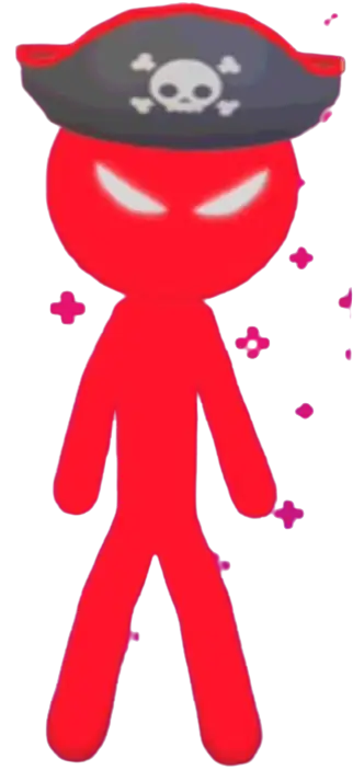 Stickman Party Red Character