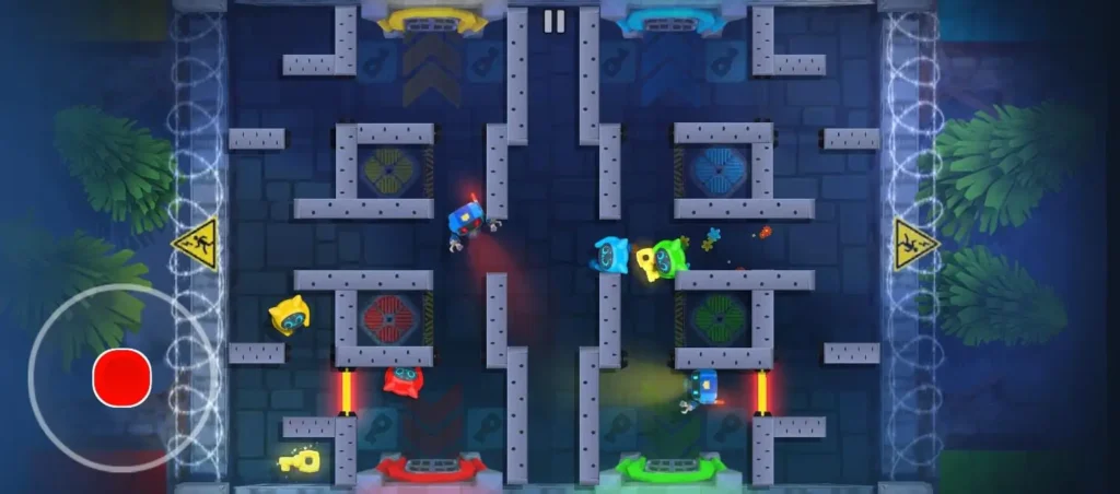 Prison Break mini-game in Stickman Party