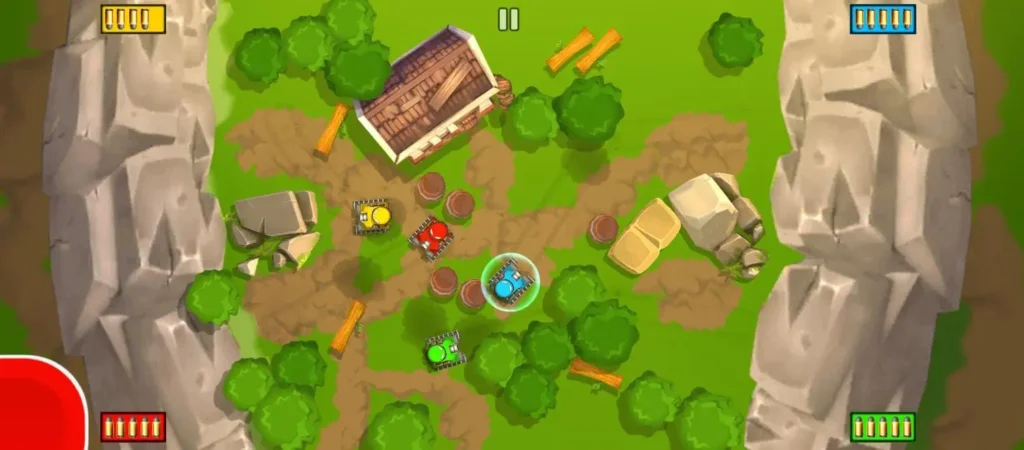 Tank Battle in Stickman Party – Maps and Gameplay