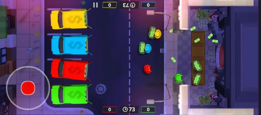 Bank Heist in Stickman Party – Gameplay and Maps