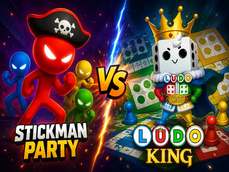 Stickman Party vs Ludo King