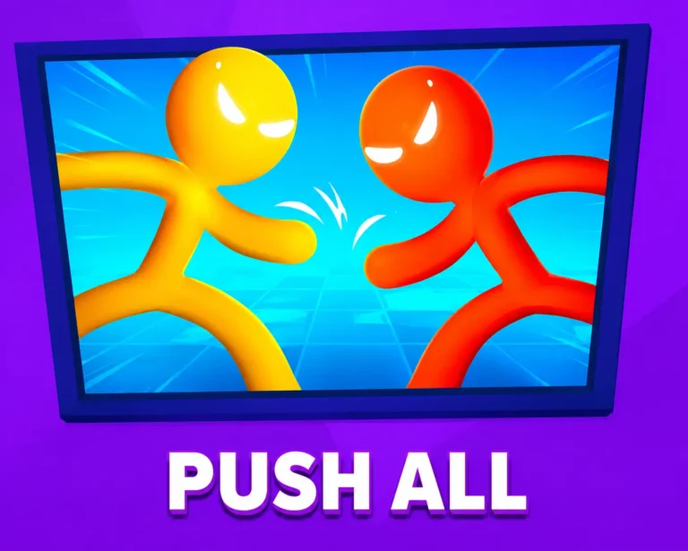 Stickman Party Push All