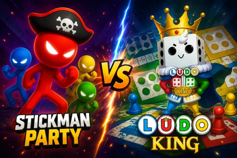 Stickman Party vs Ludo King