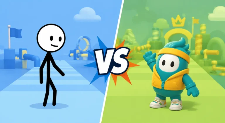 Stickman Party vs Stumble Guys