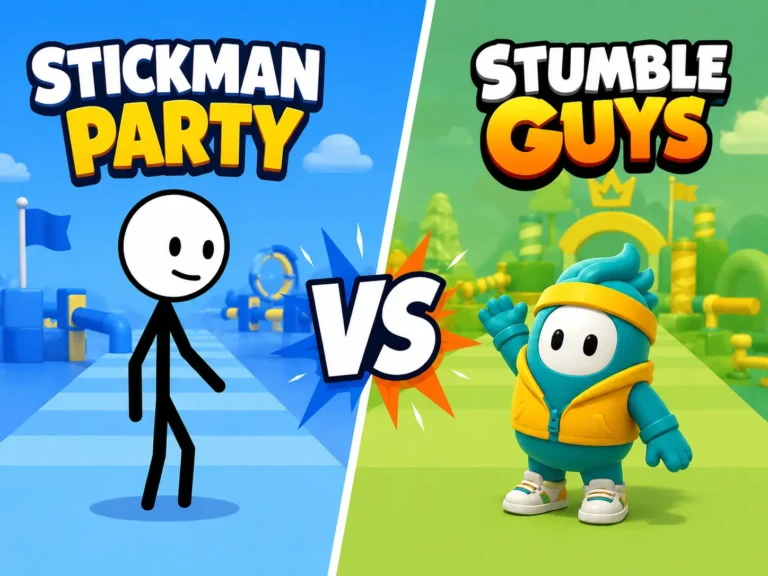 Stickman Party vs Stumble Guys
