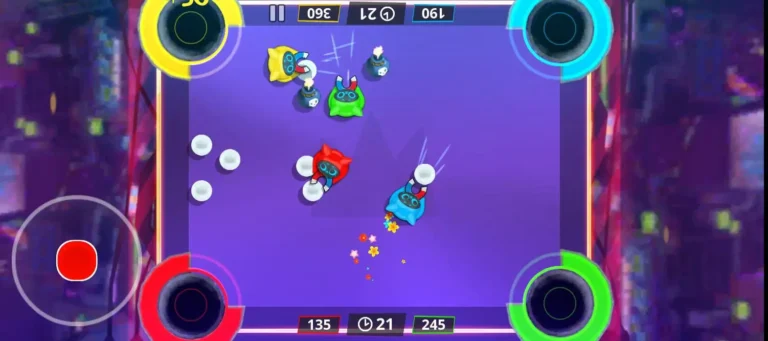 Magnets mini game gameplay in Stickman Party