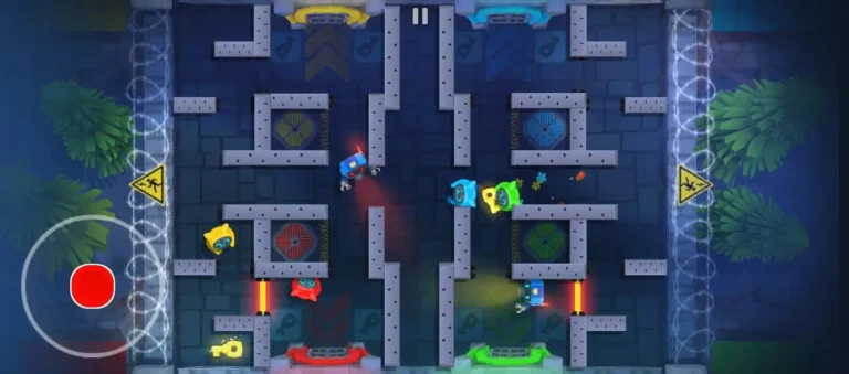 Prison Break mini-game in Stickman Party