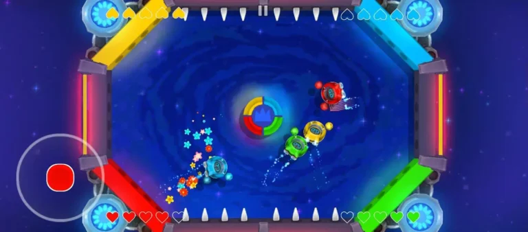 UFO Battle mini-game in Stickman Party